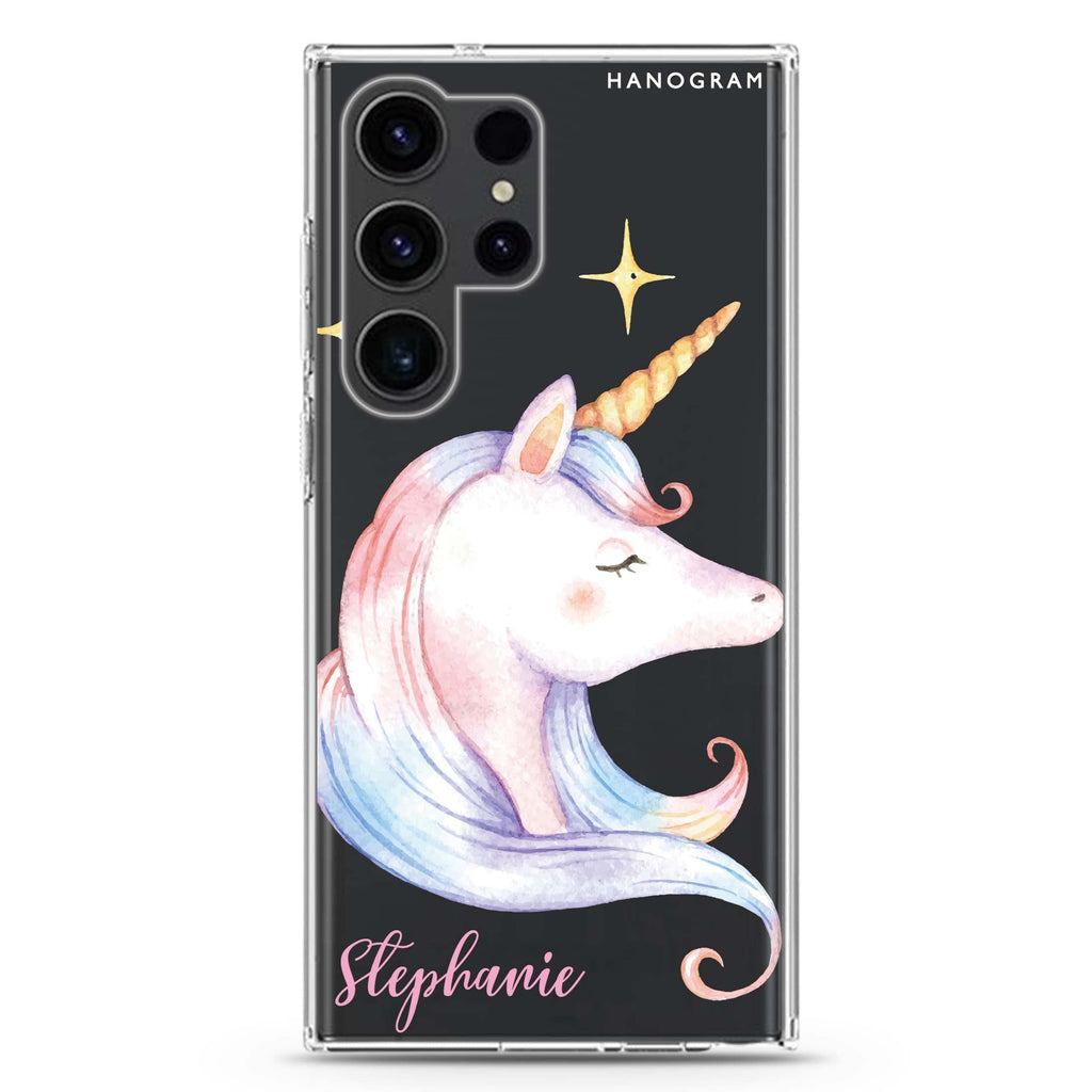Wonderful Floral Samsung Galaxy Ultra 可加名字透明保護殼，適用 S26/S25/S24/S23 Ultra，圖1