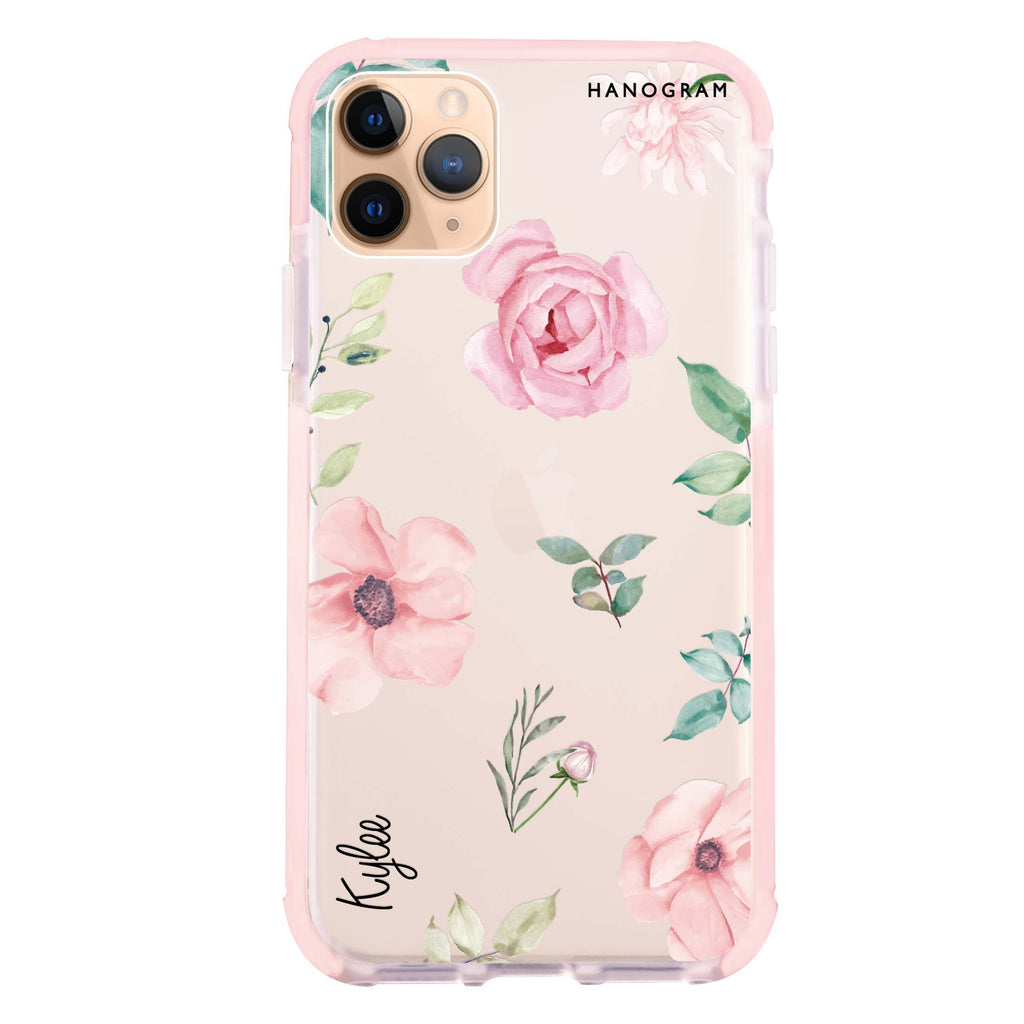Rose Flower iPhone 11 Pro Max 吸震防摔保護殼