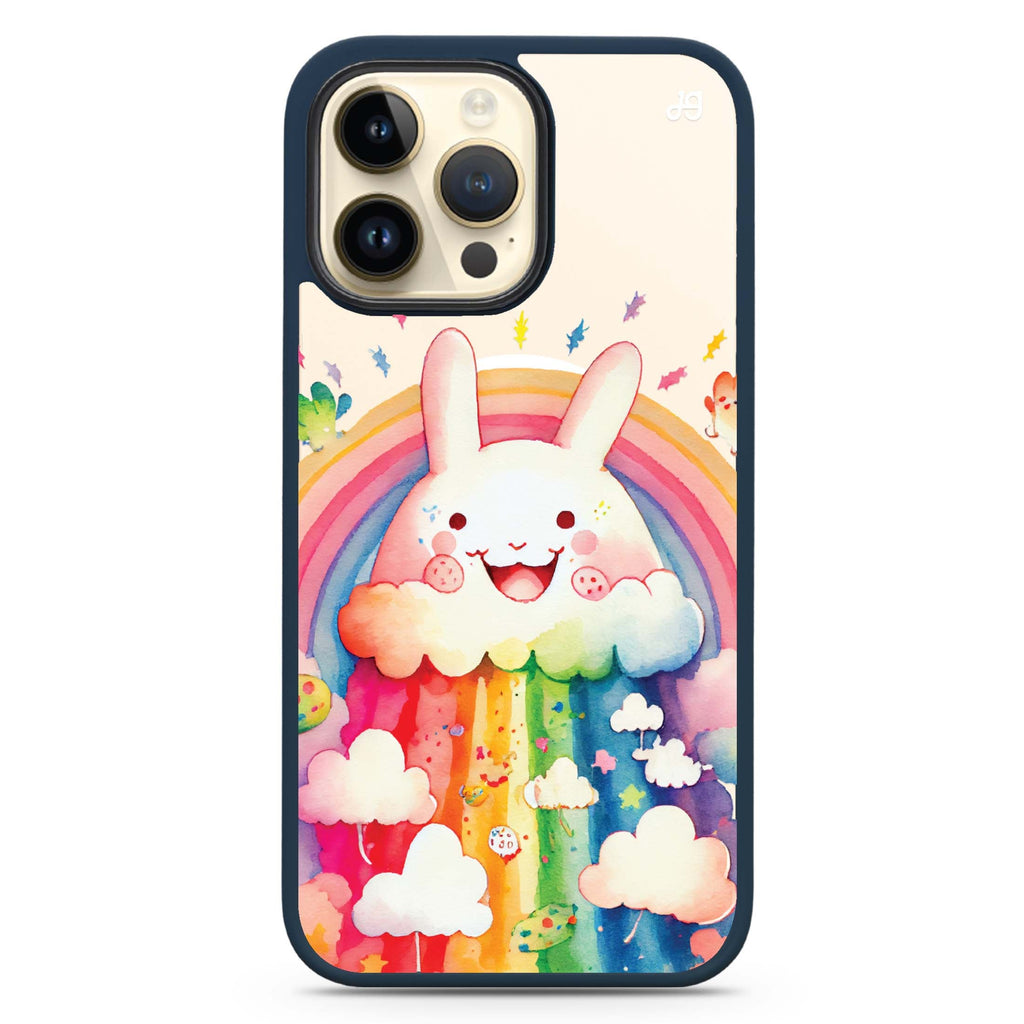 Rainbow Bunny Magsafe 兼容防衝擊保護殼