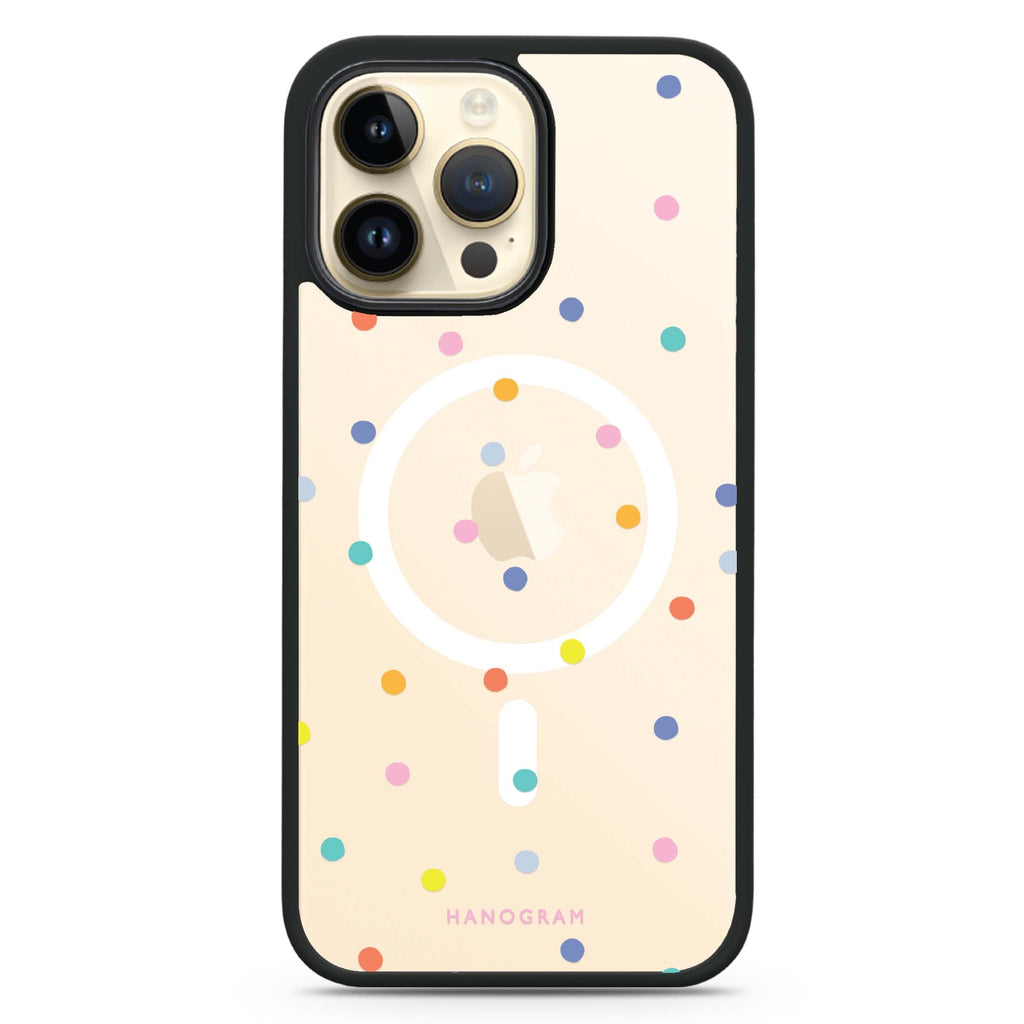 Colourful Dot Pattern Magsafe 兼容防衝擊保護殼