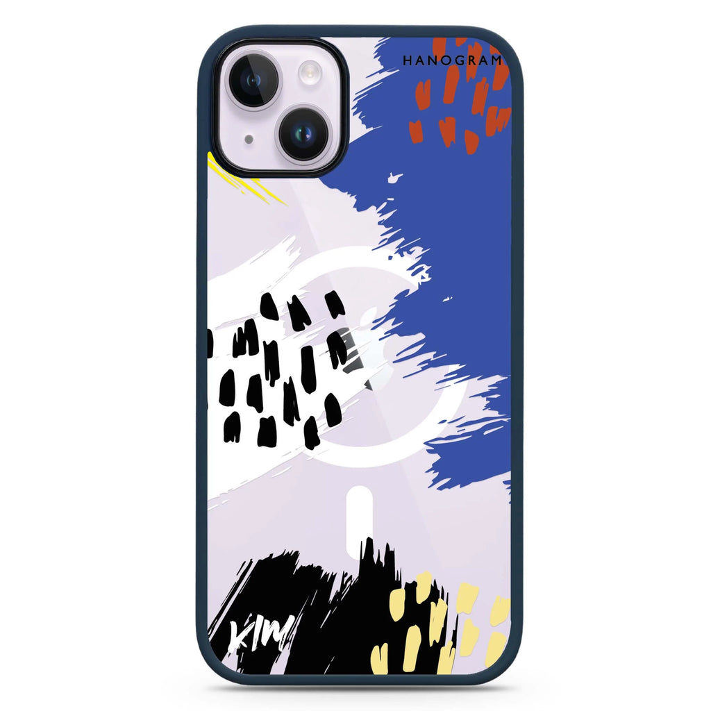 Trendy Abstract I iPhone 14 Plus Magsafe 兼容防衝擊保護殼