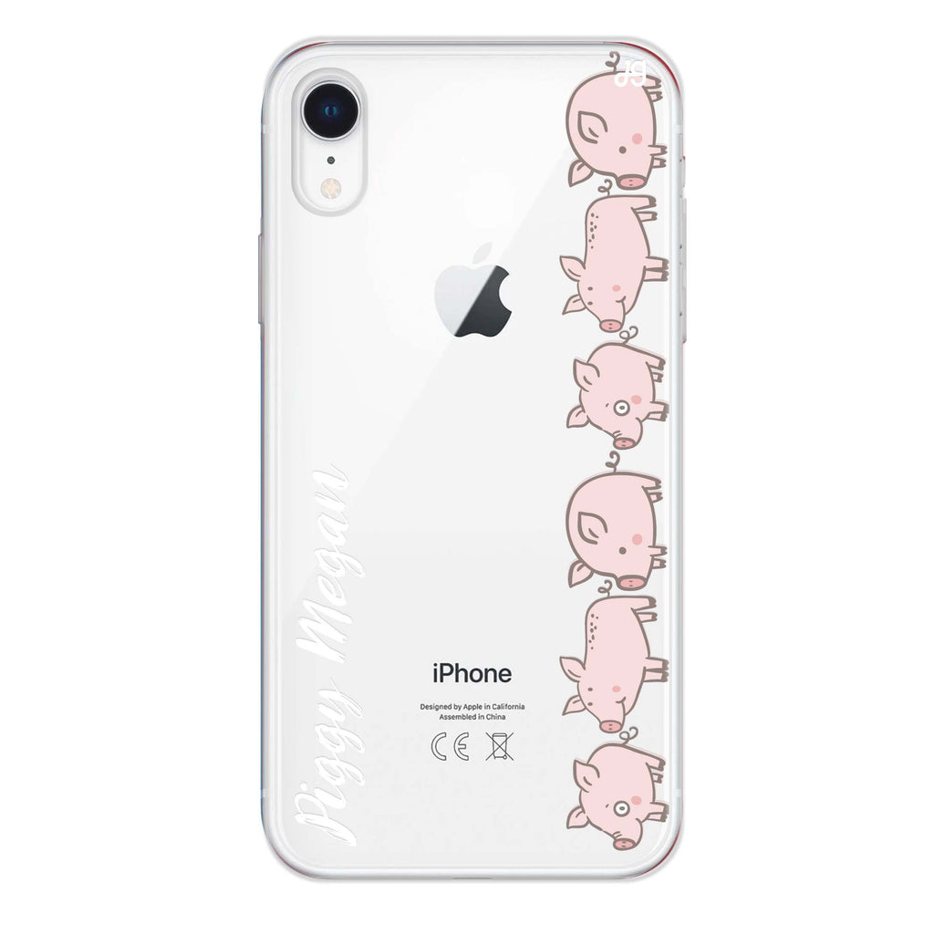 Piggy Corps iPhone XR 水晶透明保護殼