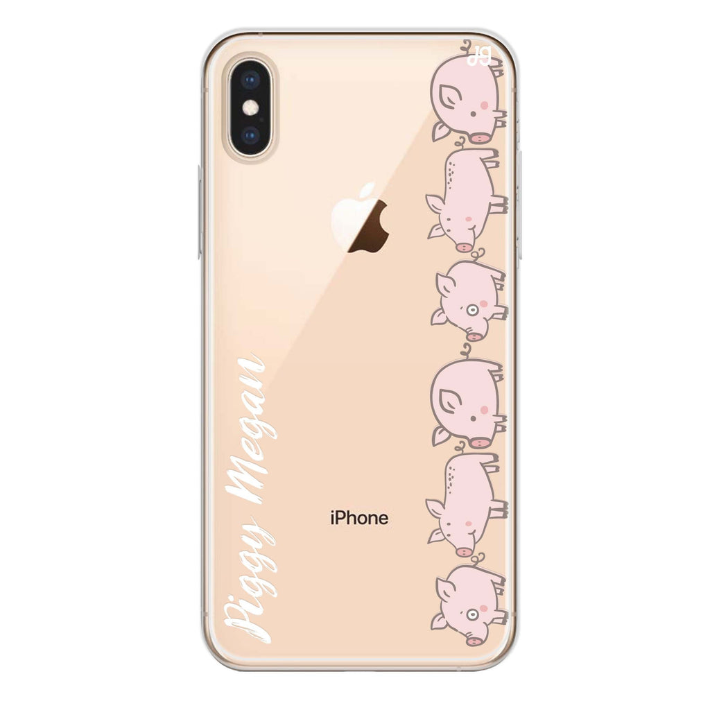 Piggy Corps iPhone XS 水晶透明保護殼
