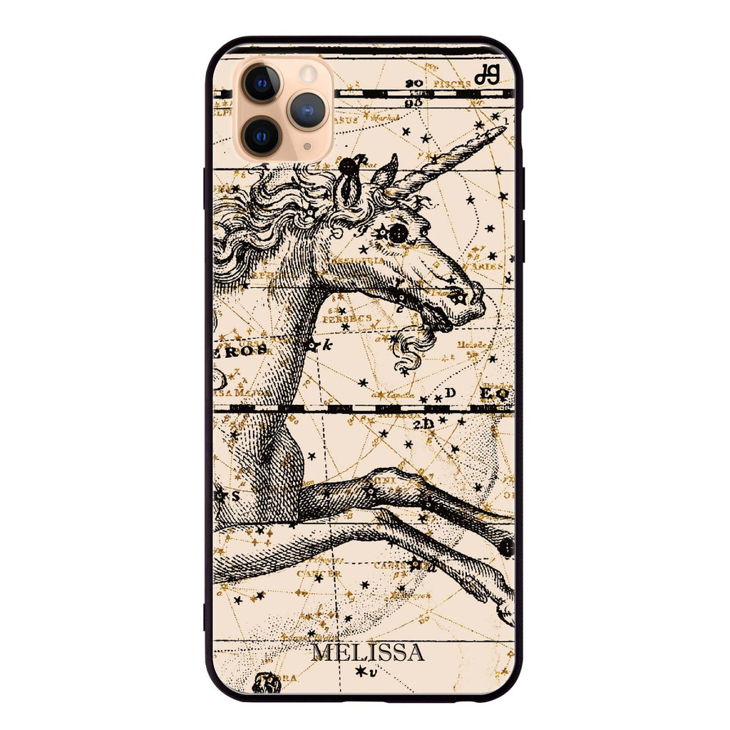 Star Map Unicorn iPhone 11 Pro 超薄強化玻璃殻