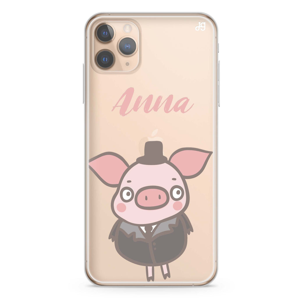 Funny Piggy iPhone 11 Pro Max 水晶透明保護殼