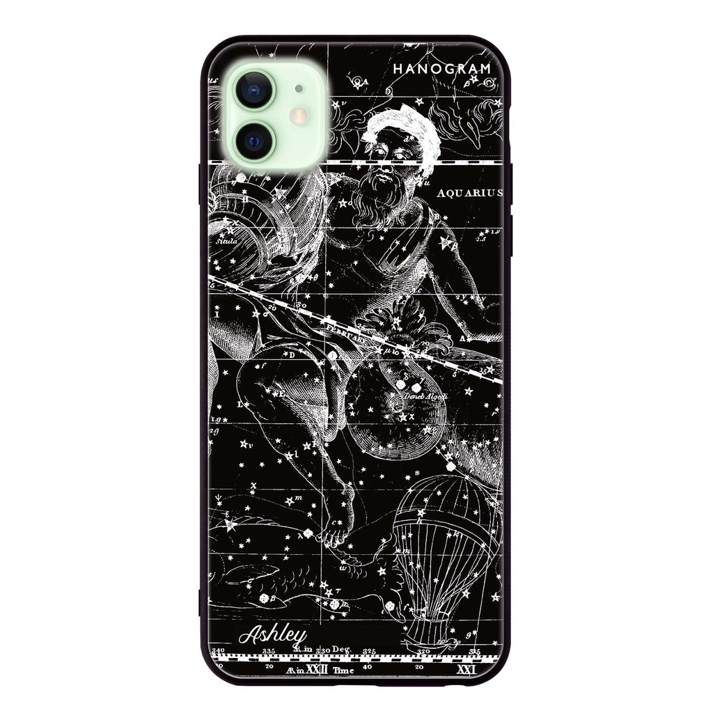 Star Map II iPhone 12 mini 超薄強化玻璃殻