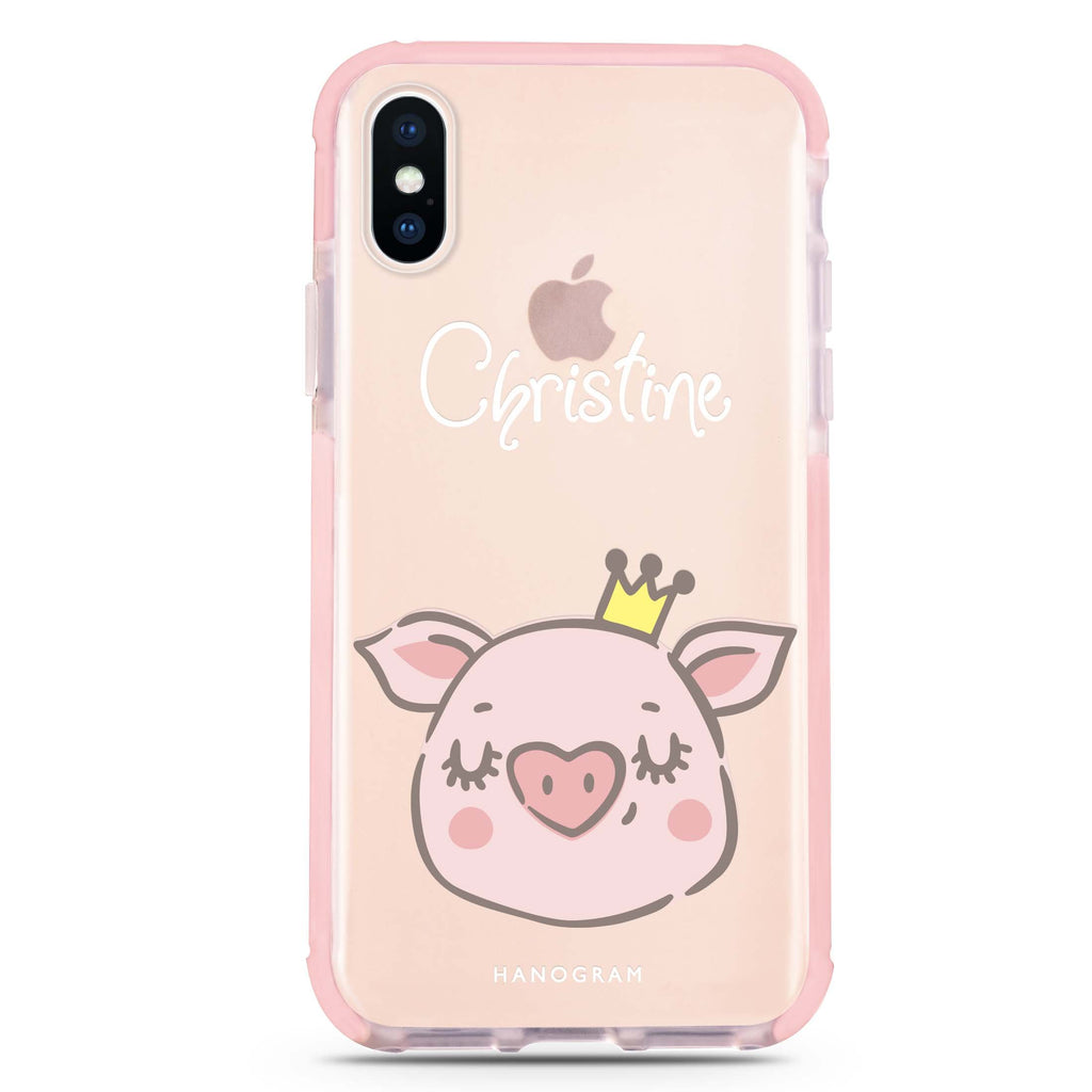 Piggy Queen iPhone XS Max 吸震防摔保護殼