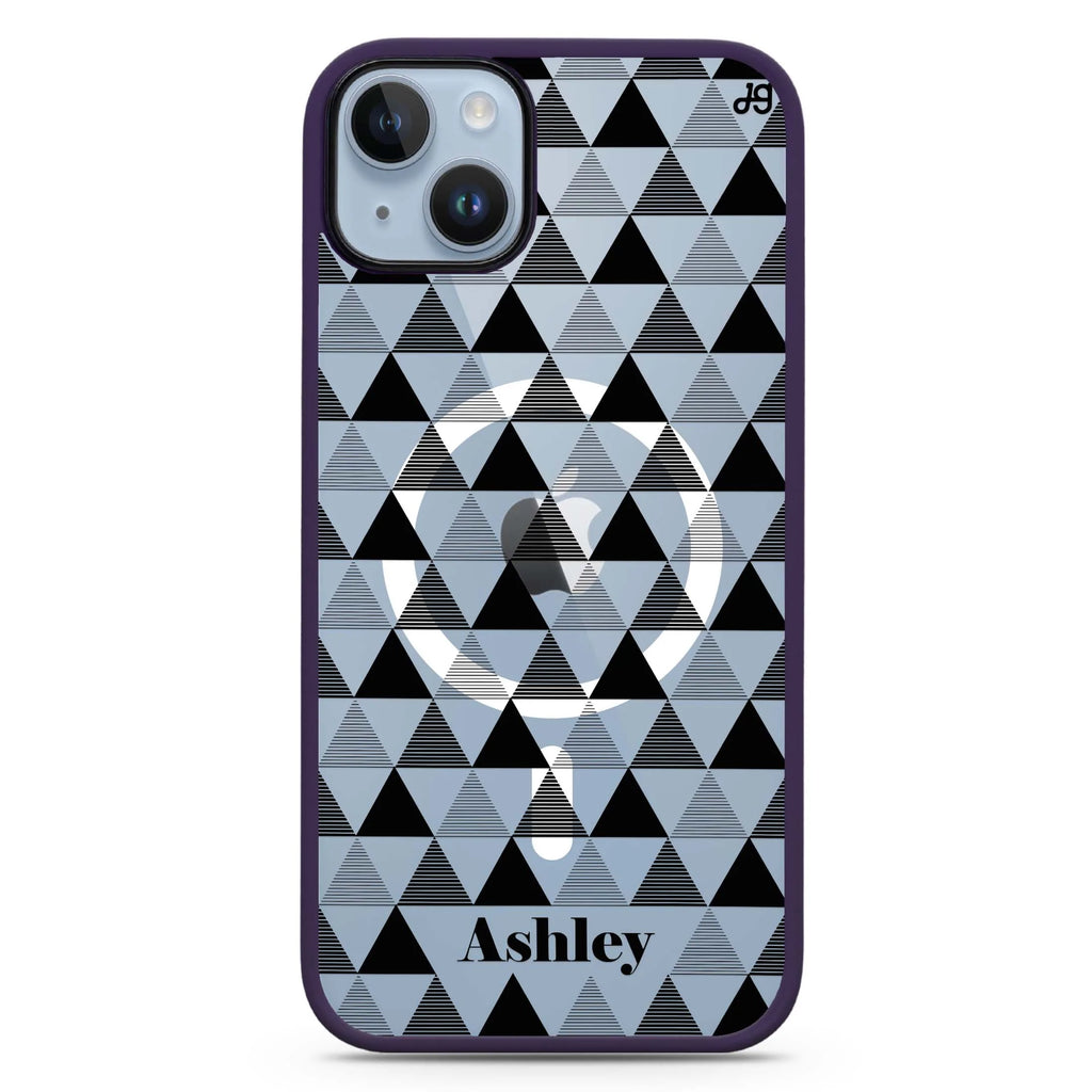 Triangles Seamless iPhone 14 Plus Magsafe 兼容防衝擊保護殼
