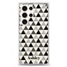 Triangles Seamless Samsung Galaxy Ultra 可加名字透明保護殼，適用 S26/S25/S24/S23 Ultra，圖1