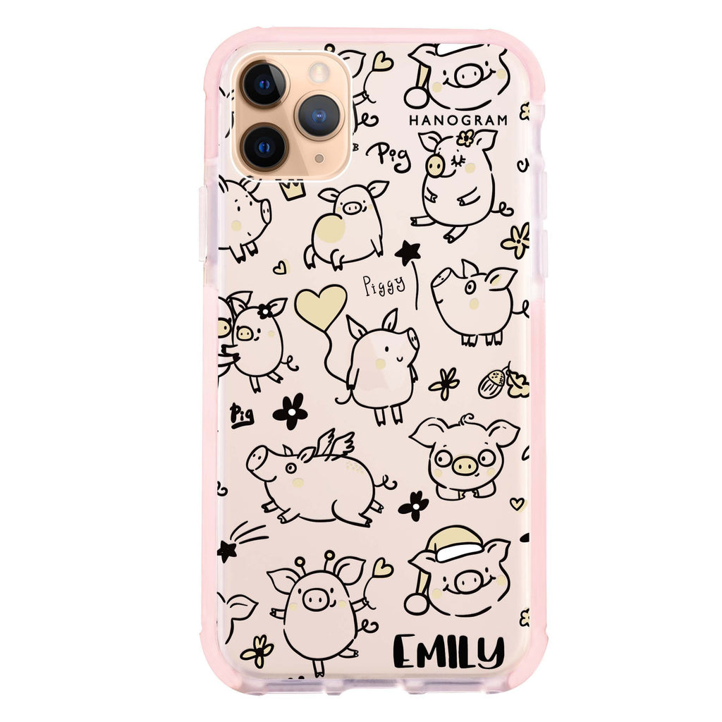 Lovely Piggy iPhone 11 Pro 吸震防摔保護殼