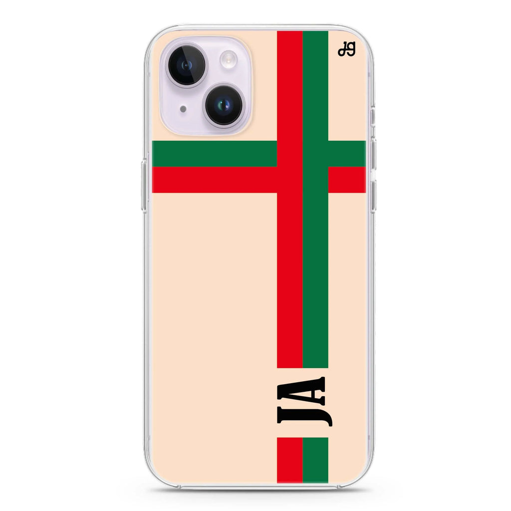 Matching Stripes iPhone 14 水晶透明保護殼