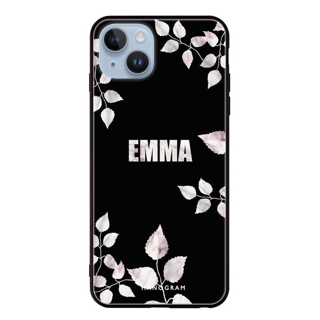Life Simple Floral iPhone 14 超薄強化玻璃殻