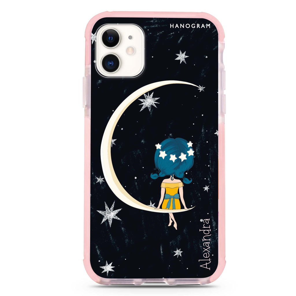 Cute Girl Moon iPhone 11 吸震防摔保護殼