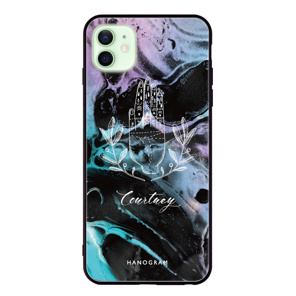Marble Galaxy II iPhone 12 超薄強化玻璃殻