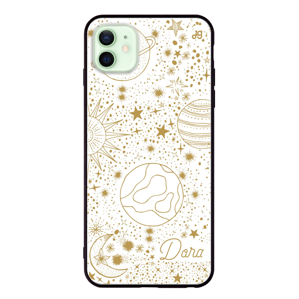 Golden Galaxy I iPhone 12 超薄強化玻璃殻