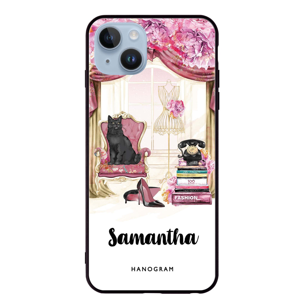 Vintage Fashion iPhone 14 超薄強化玻璃殻