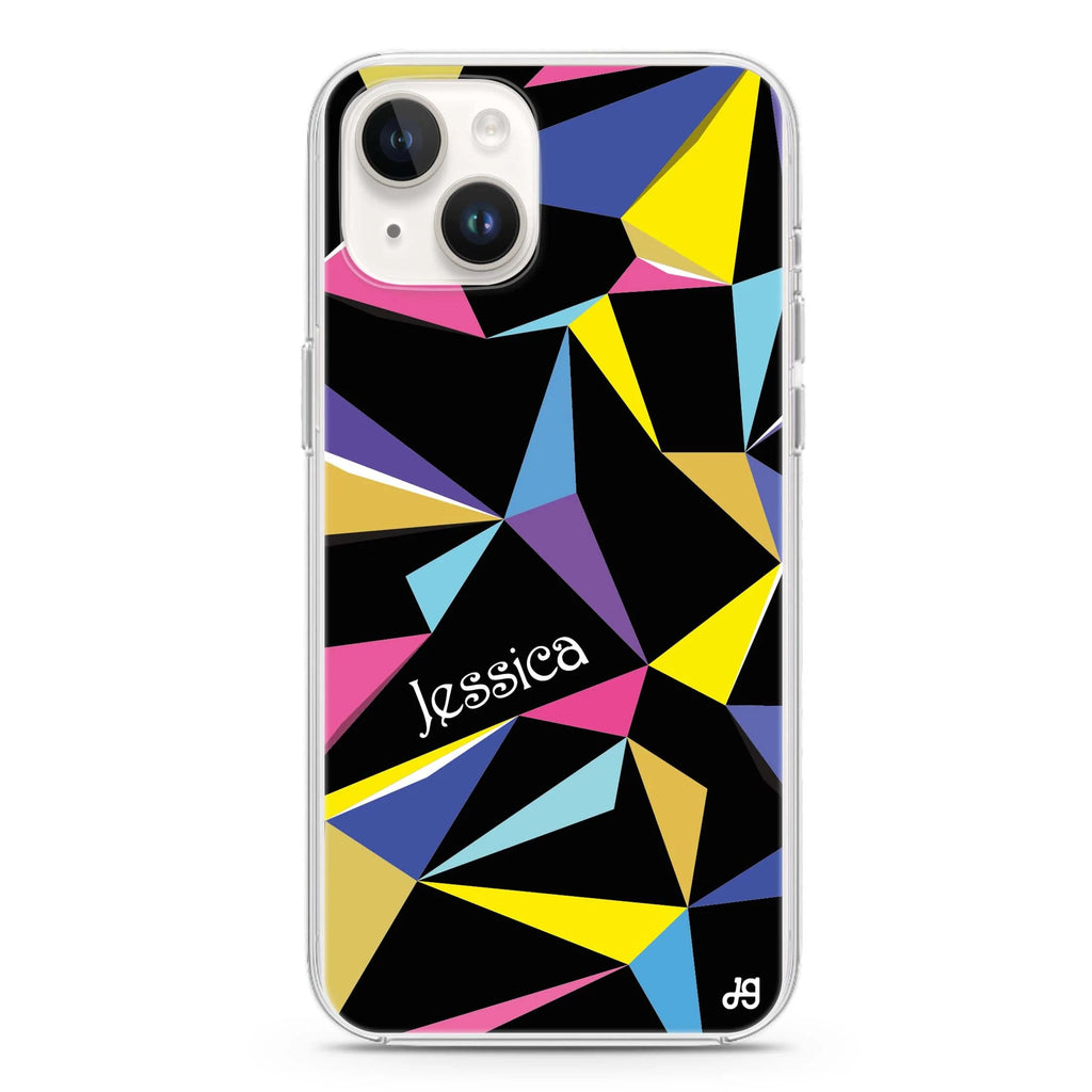 Geometric iPhone 14 plus 水晶透明保護殼