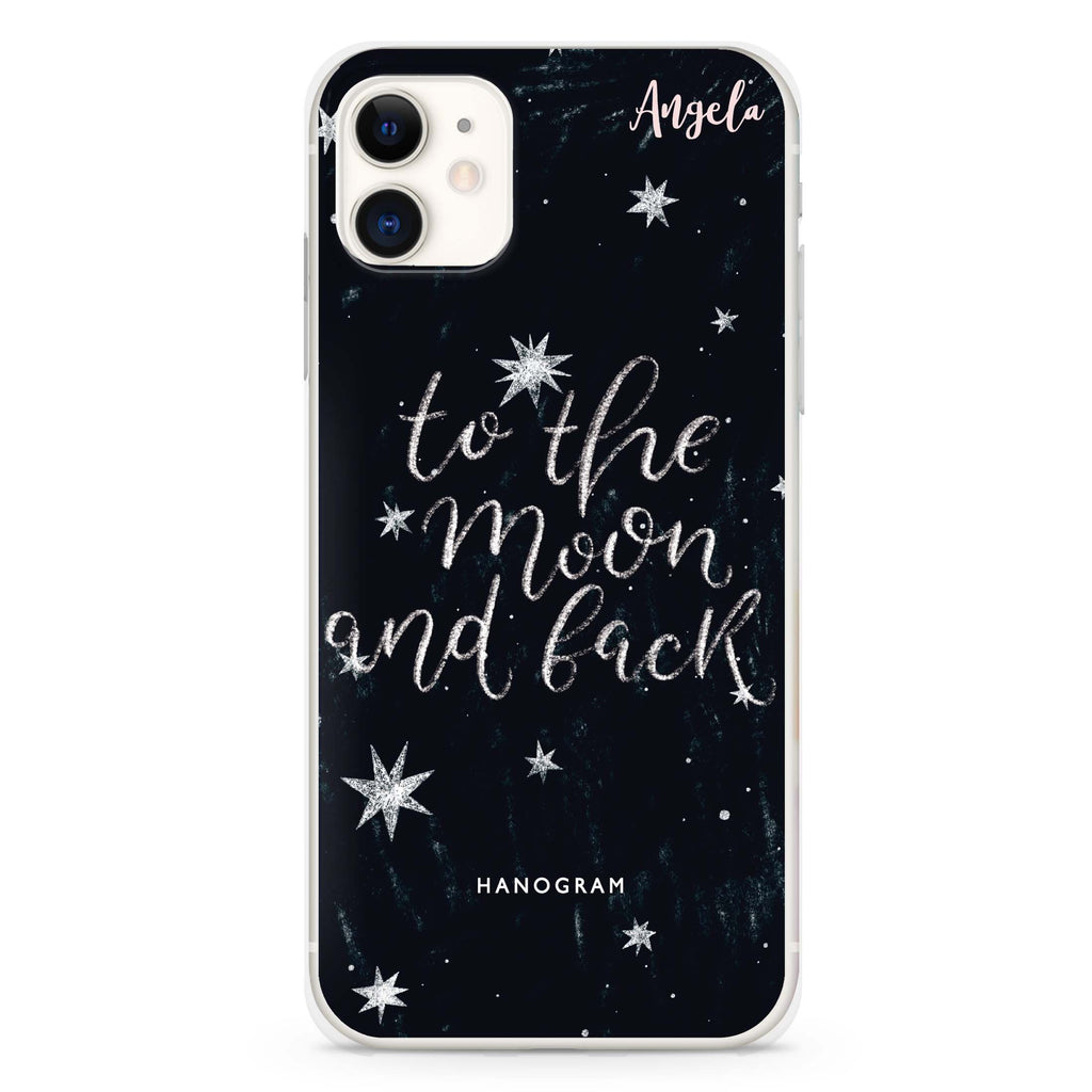 To the moon and back iPhone 11 水晶透明保護殼