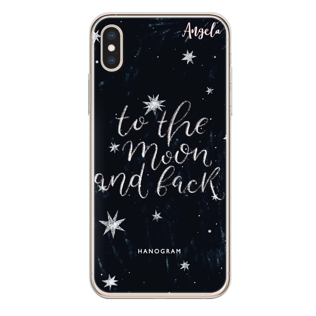 To the moon and back iPhone X 水晶透明保護殼