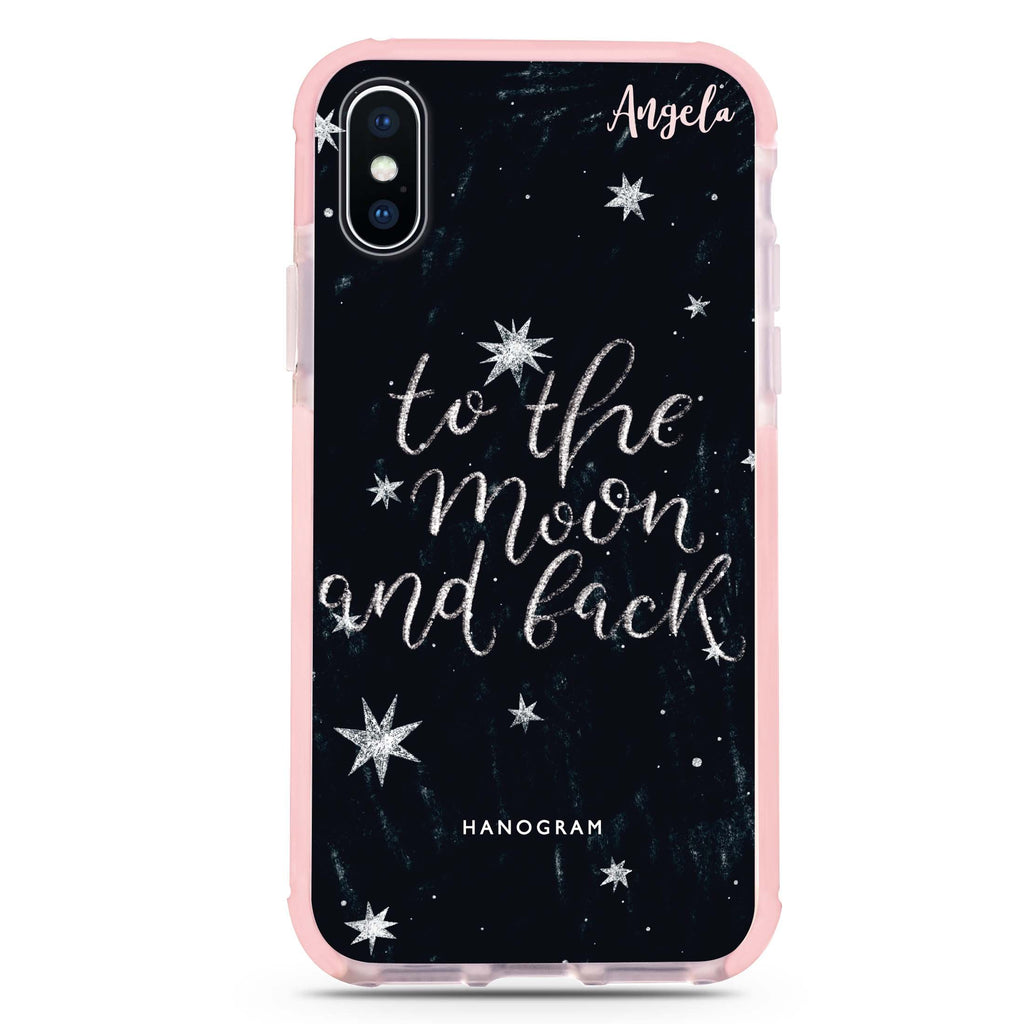 To the moon and back iPhone XS Max 吸震防摔保護殼