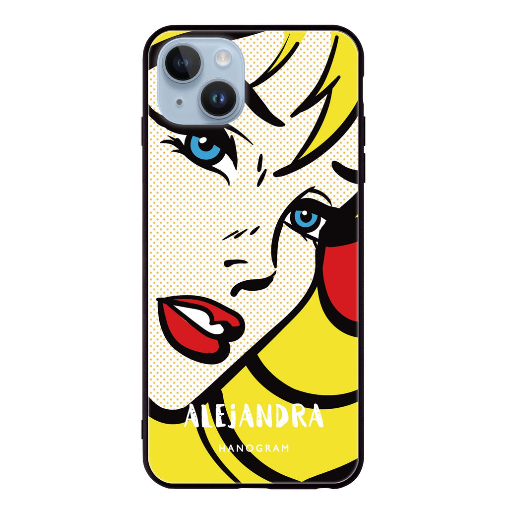 Pop Girl iPhone 13 Mini 超薄強化玻璃殻
