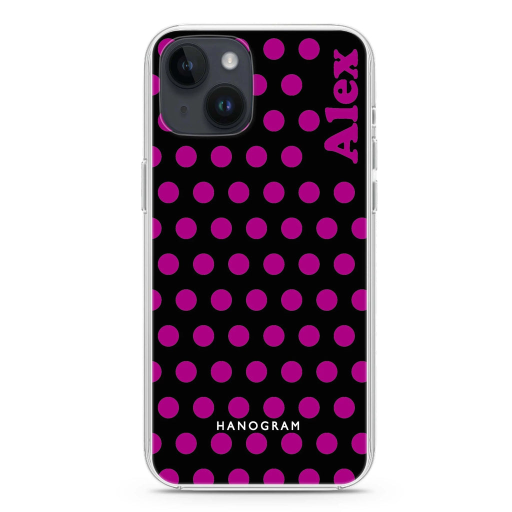 Wave Dots iPhone 14 plus 水晶透明保護殼
