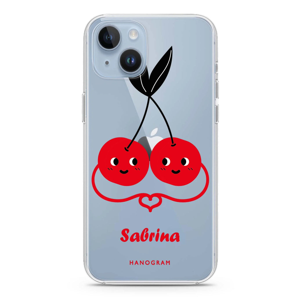 Lovely Cherries I iPhone 14 水晶透明保護殼