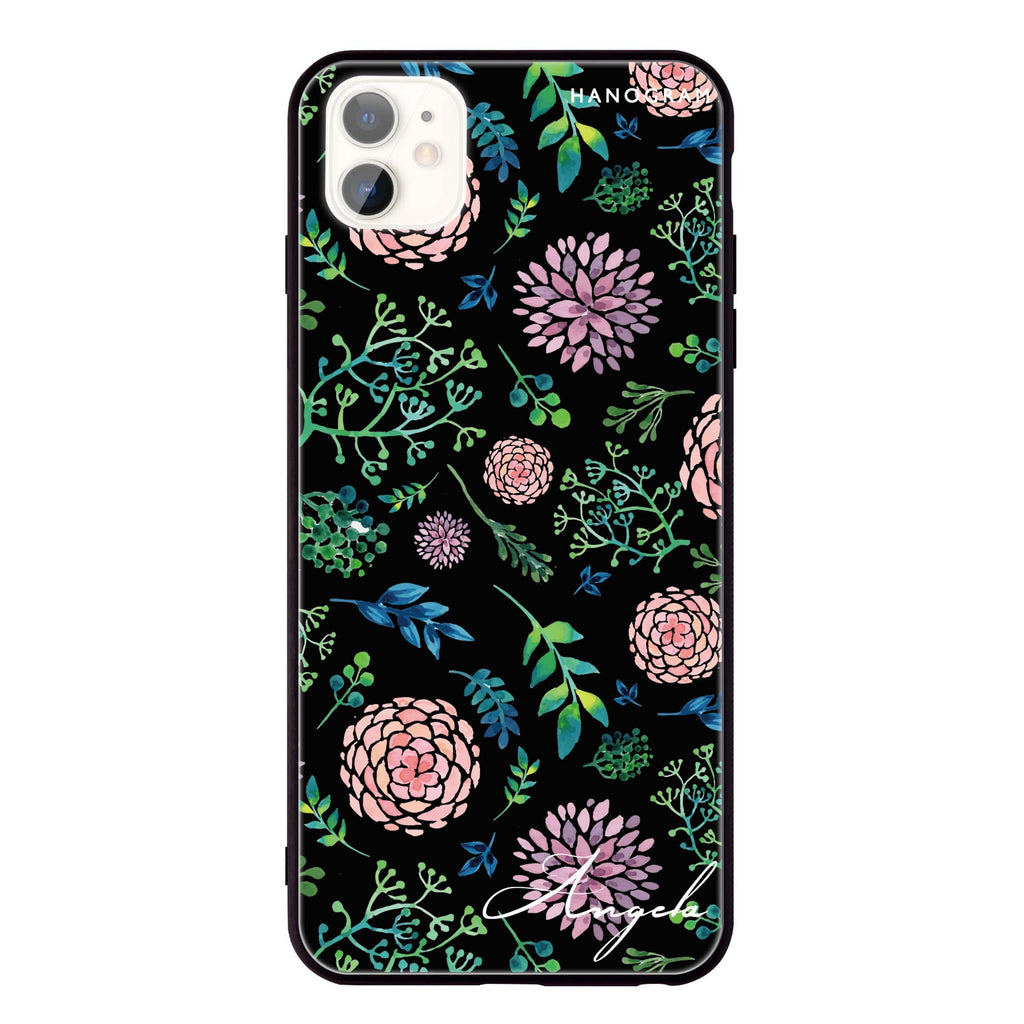 Paint Flower iPhone 11 超薄強化玻璃殻