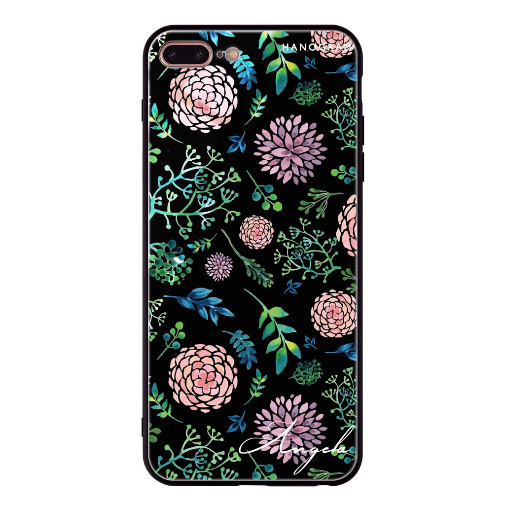 Paint Flower iPhone 7 Plus 超薄強化玻璃殻