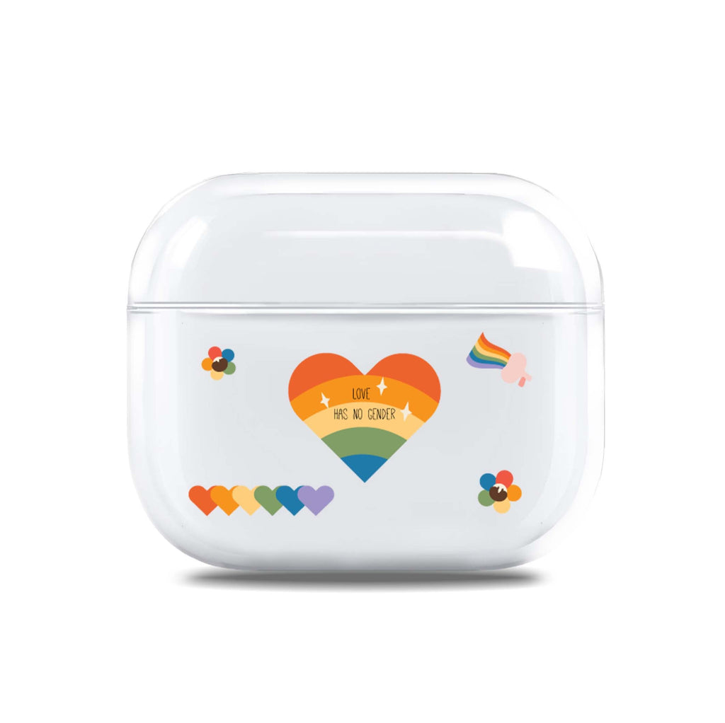 Love Has no gender AirPods 透明保護殻