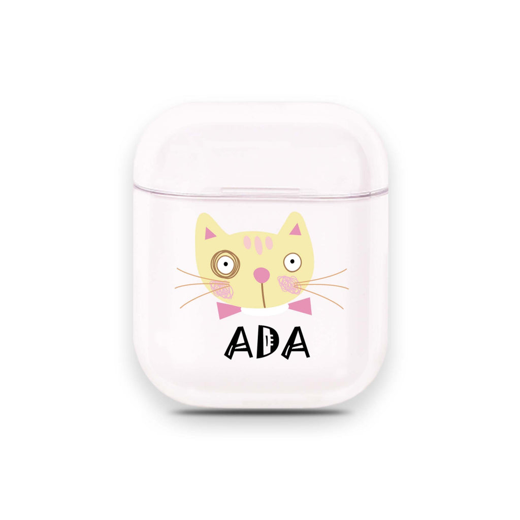 Funny Cat Airpods 透明保護殻