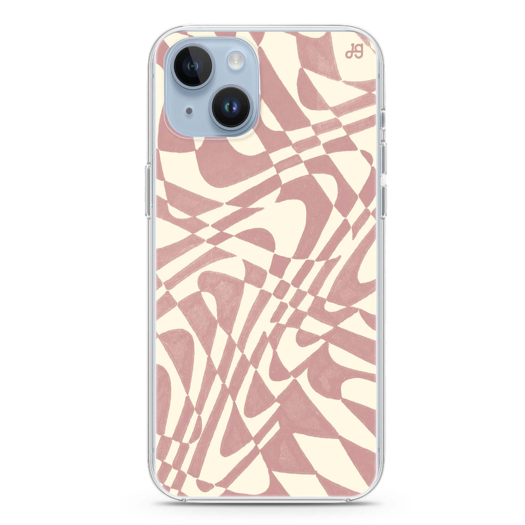 Abstract Paint Pattern iPhone 14 plus 水晶透明保護殼