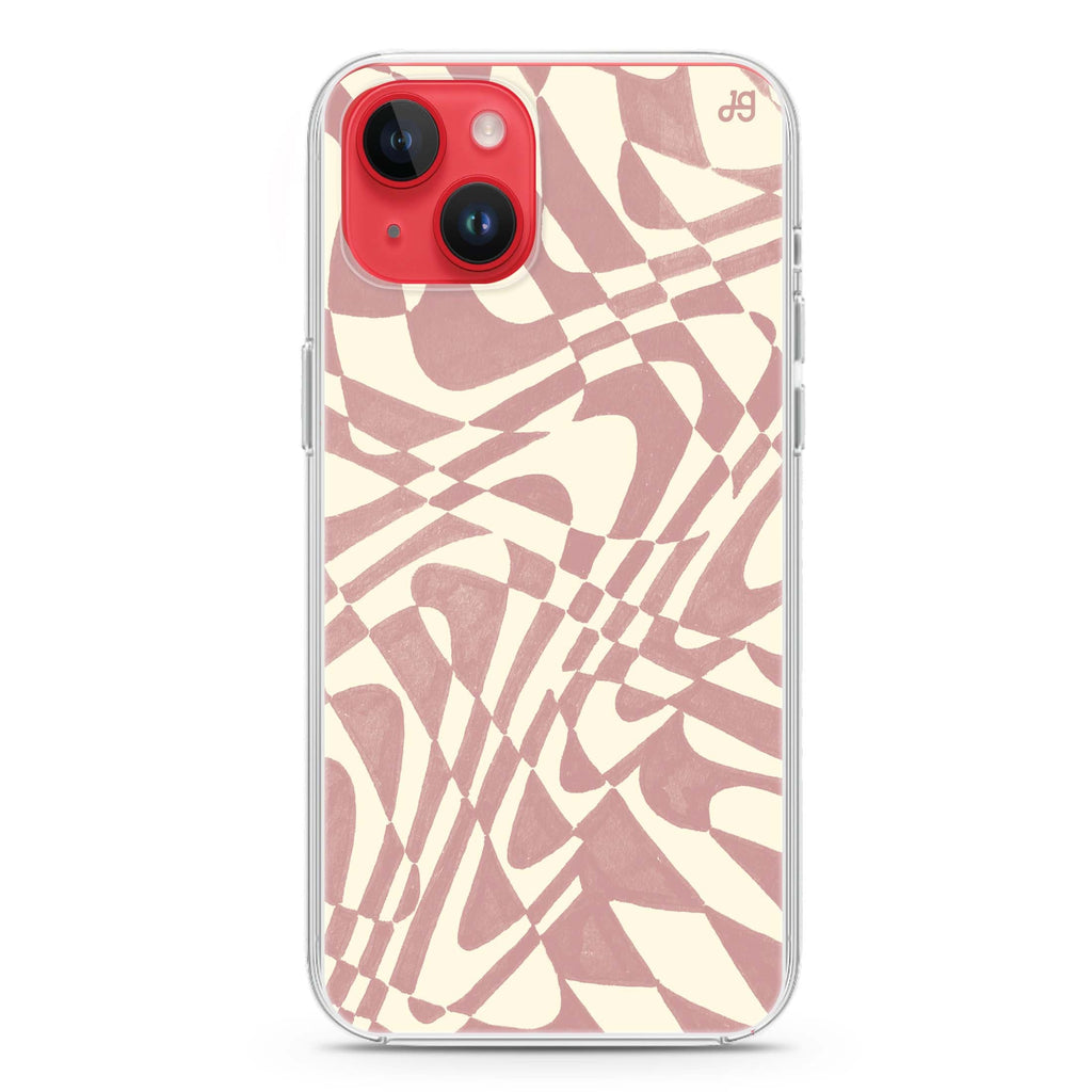 Abstract Paint Pattern iPhone 14 水晶透明保護殼