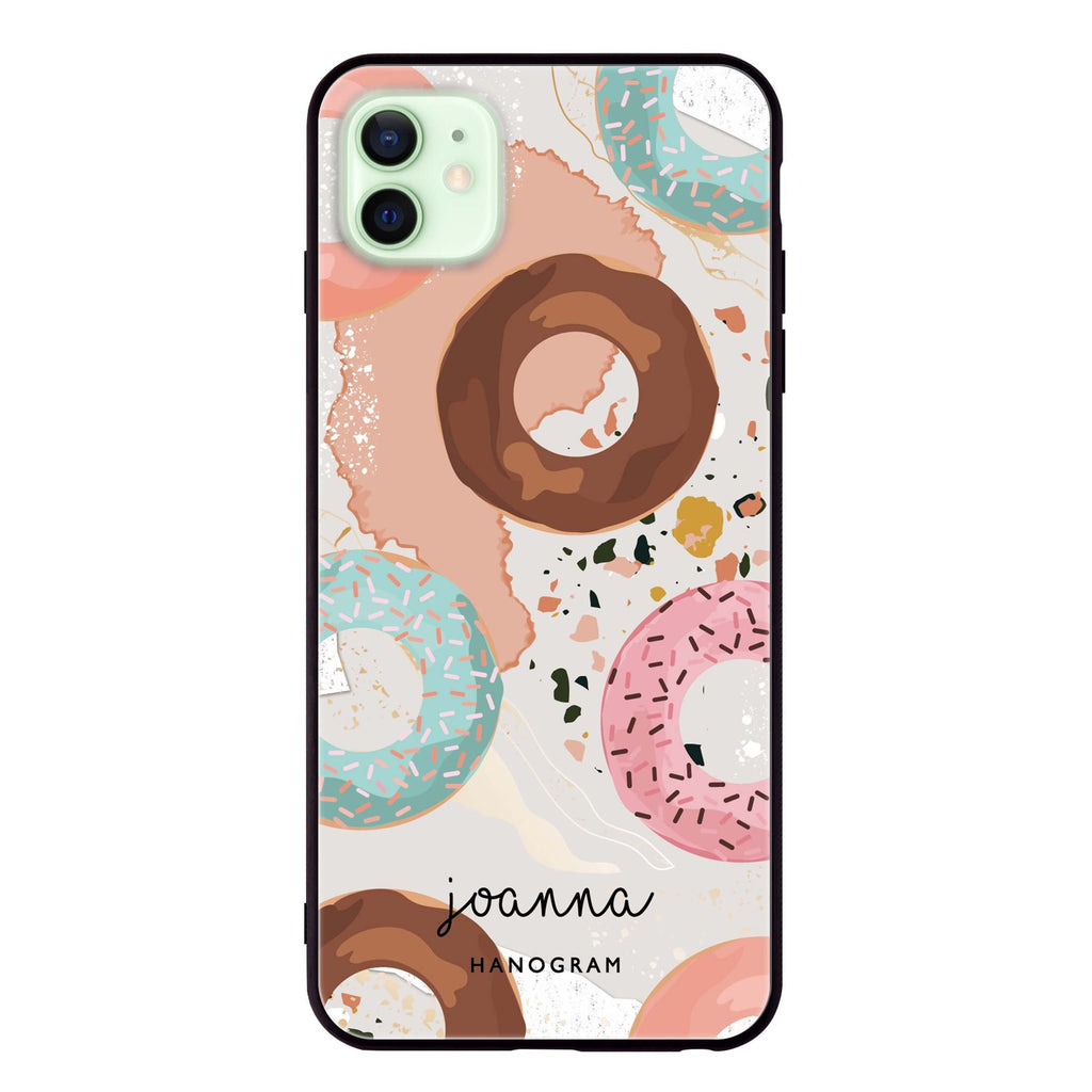 Donuts Land iPhone 12 mini 超薄強化玻璃殻