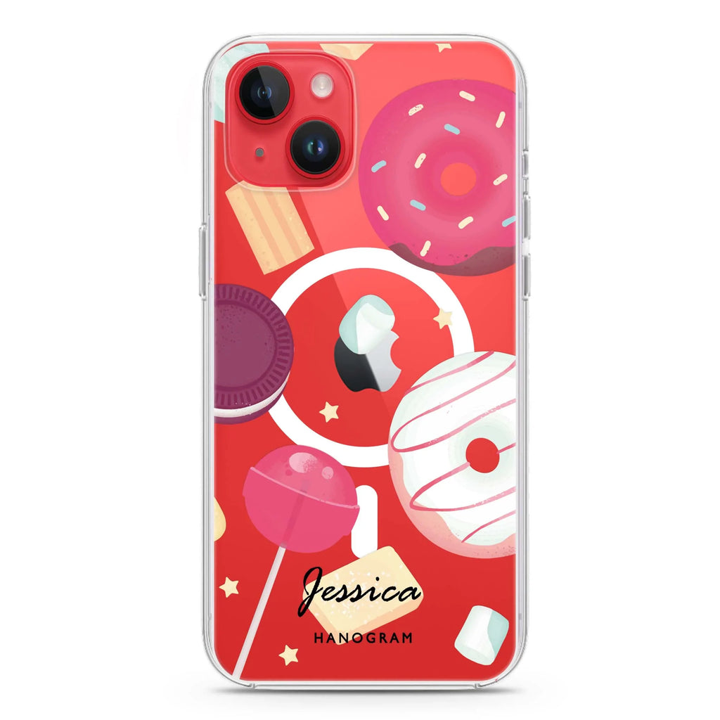 Taste of Candy iPhone 14 Magsafe 兼容水晶透明保護殼