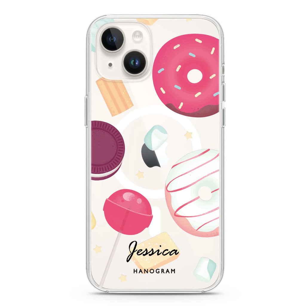 Taste of Candy iPhone 14 Plus Magsafe 兼容水晶透明保護殼