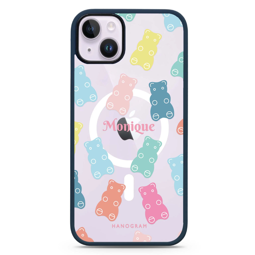 Sweet Dream Bear iPhone 14 Plus Magsafe 兼容防衝擊保護殼