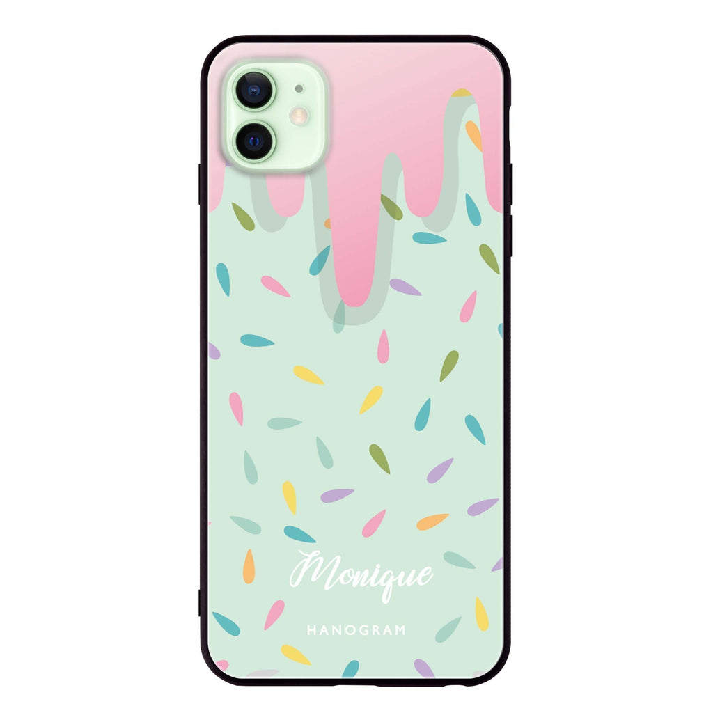 Delicious ice cream iPhone 12 mini 超薄強化玻璃殻