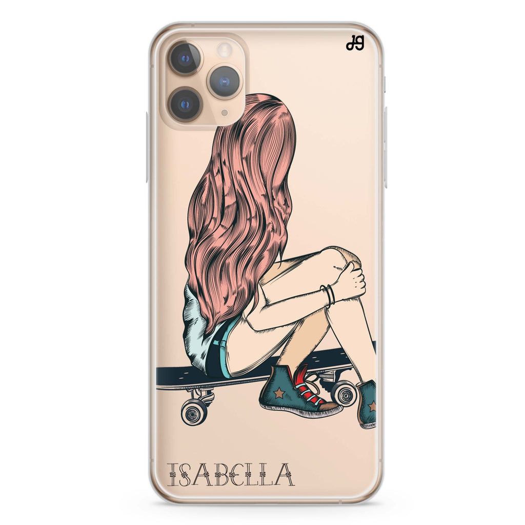 Skater Girl iPhone 11 Pro 水晶透明保護殼