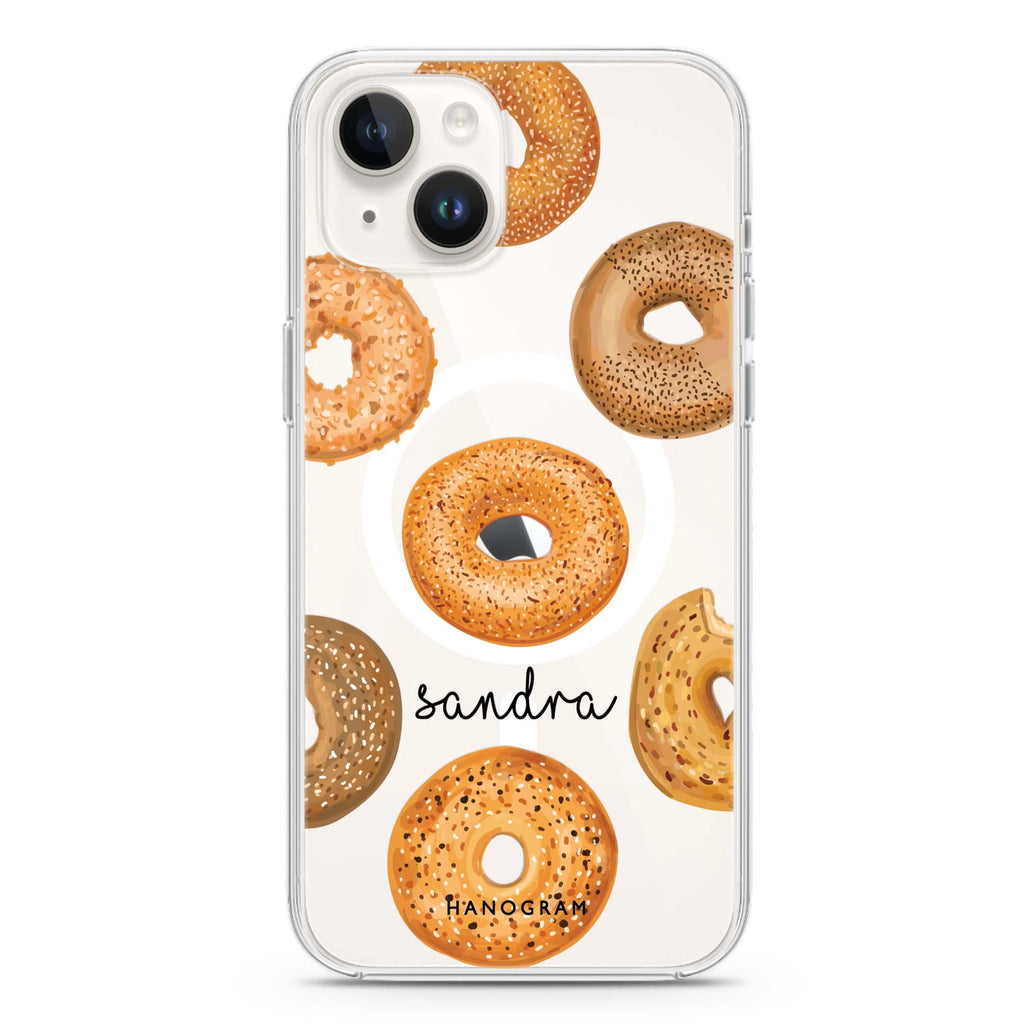Delicious Donuts iPhone 14 Plus Magsafe 兼容水晶透明保護殼