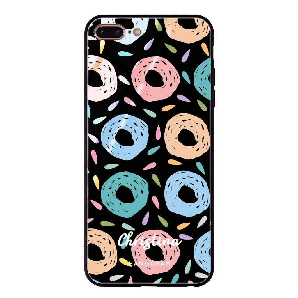 Artistic Donuts iPhone 7 Plus 超薄強化玻璃殻