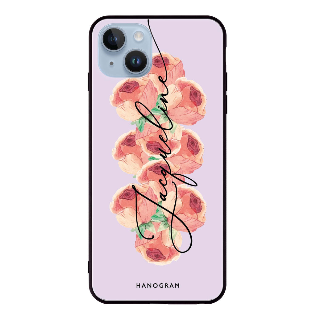 Painterly Floral iPhone 13 Mini 超薄強化玻璃殻