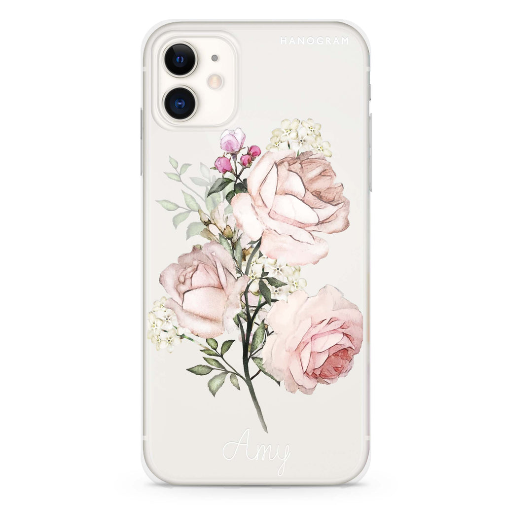 Elegant Rose II iPhone 11 水晶透明保護殼