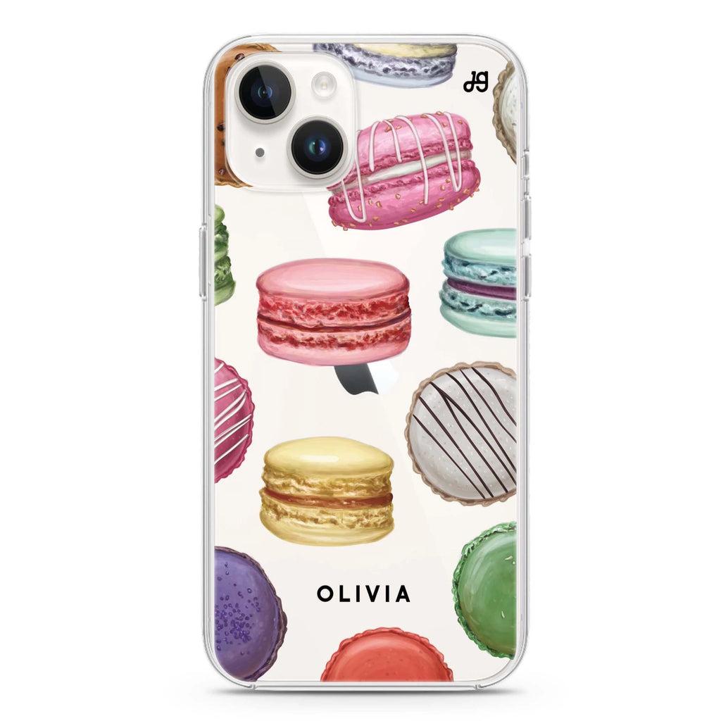 Macarons Land iPhone 14 水晶透明保護殼