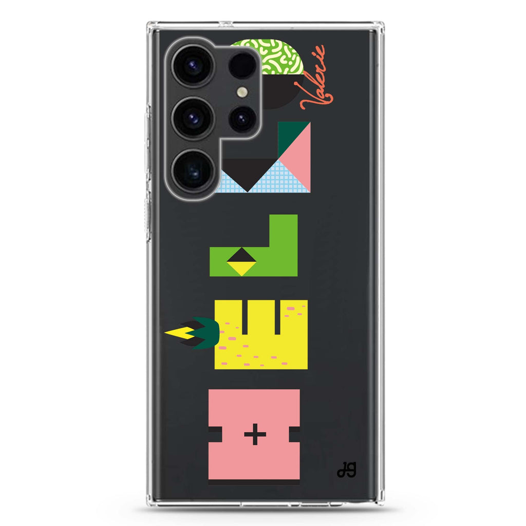 Artistic Foods Samsung Galaxy Ultra 可加名字透明保護殼，適用 S26/S25/S24/S23 Ultra，圖1