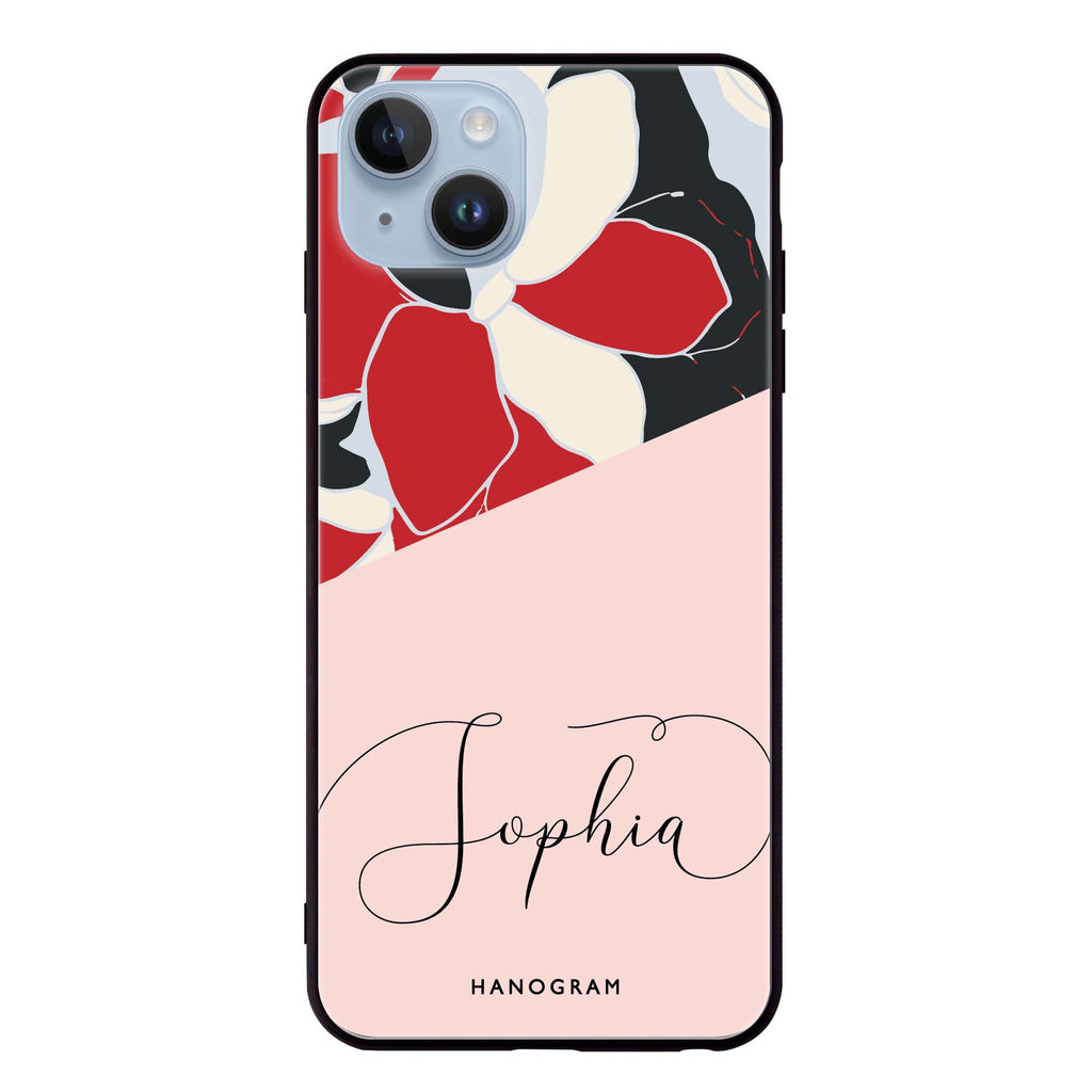 Floral POP iPhone 13 Mini 超薄強化玻璃殻