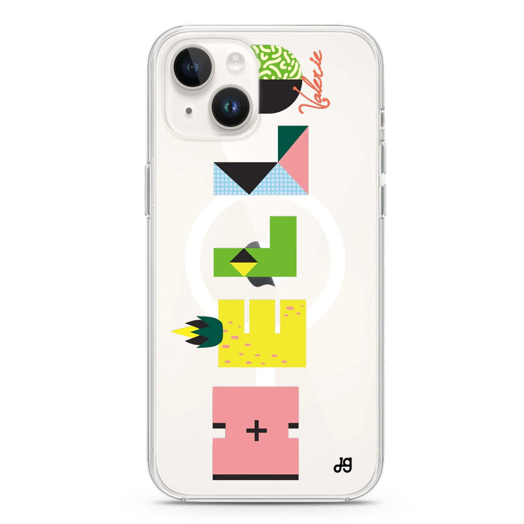 Artistic Foods iPhone 14 Magsafe 兼容水晶透明保護殼