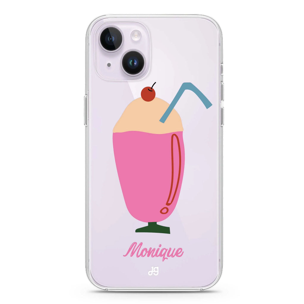 Ice cream Drinks iPhone 14 plus 水晶透明保護殼