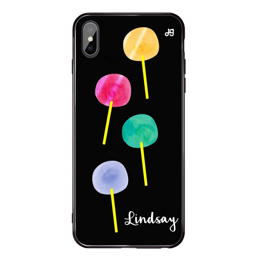 Colorful Candy II iPhone XS 超薄強化玻璃殻