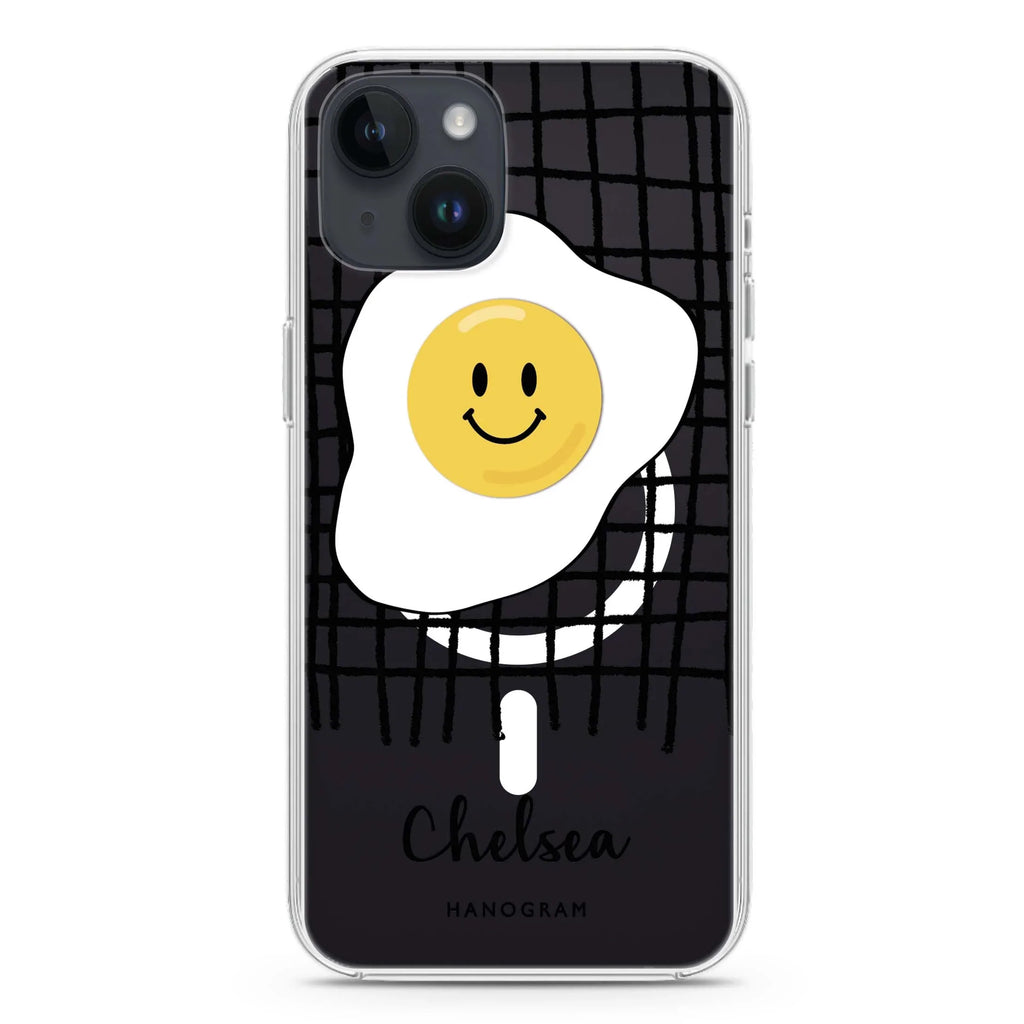 Funny Egg iPhone 14 Magsafe 兼容水晶透明保護殼